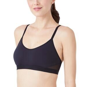 b.tempt'd by Wacoal Black Sport Bralette Strappy Back Medium NWT